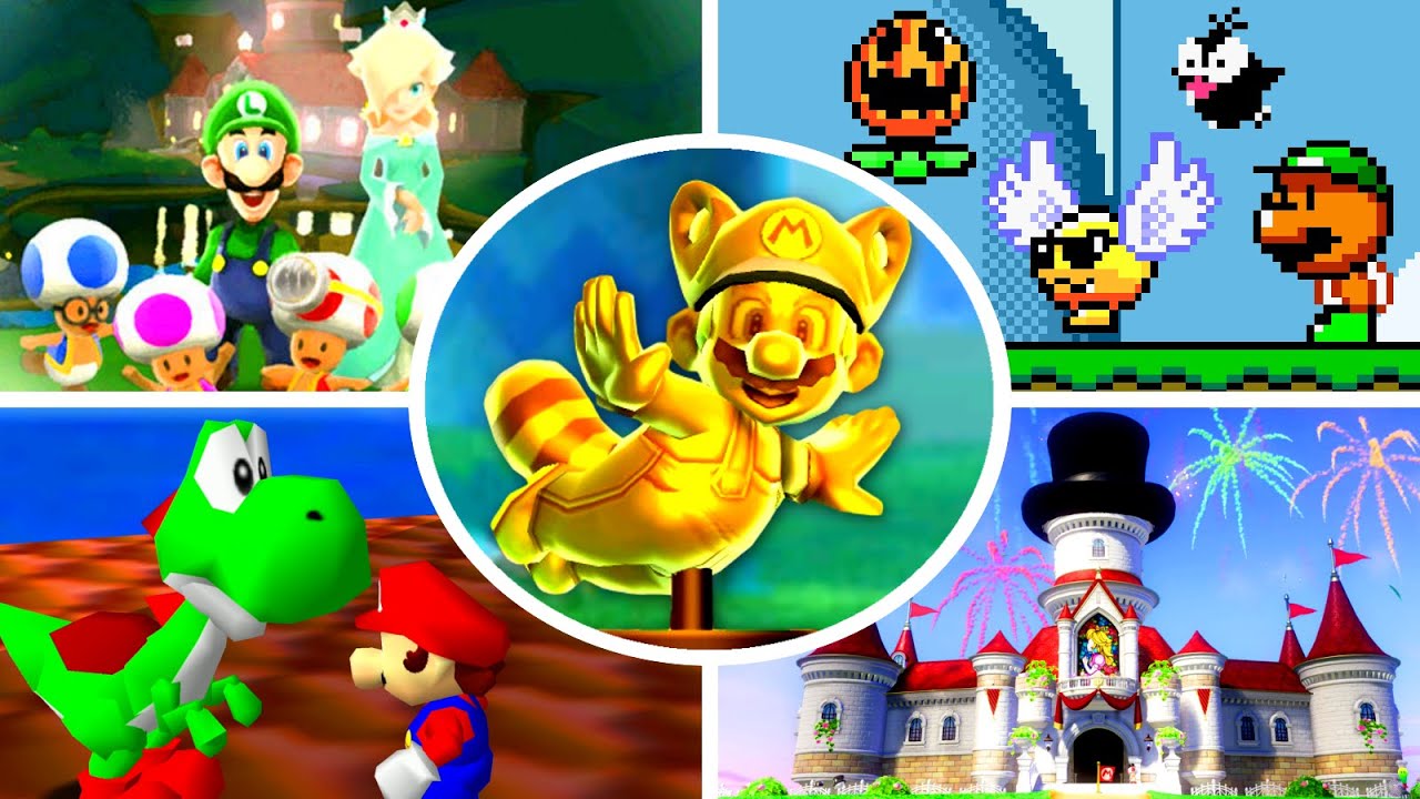 What Happens When You Get 100% Completion in Mario Games? (1985 - 2025)