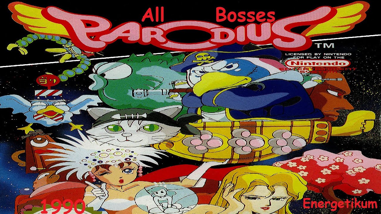 Parodius Da! - all bosses (все боссы) [NES]