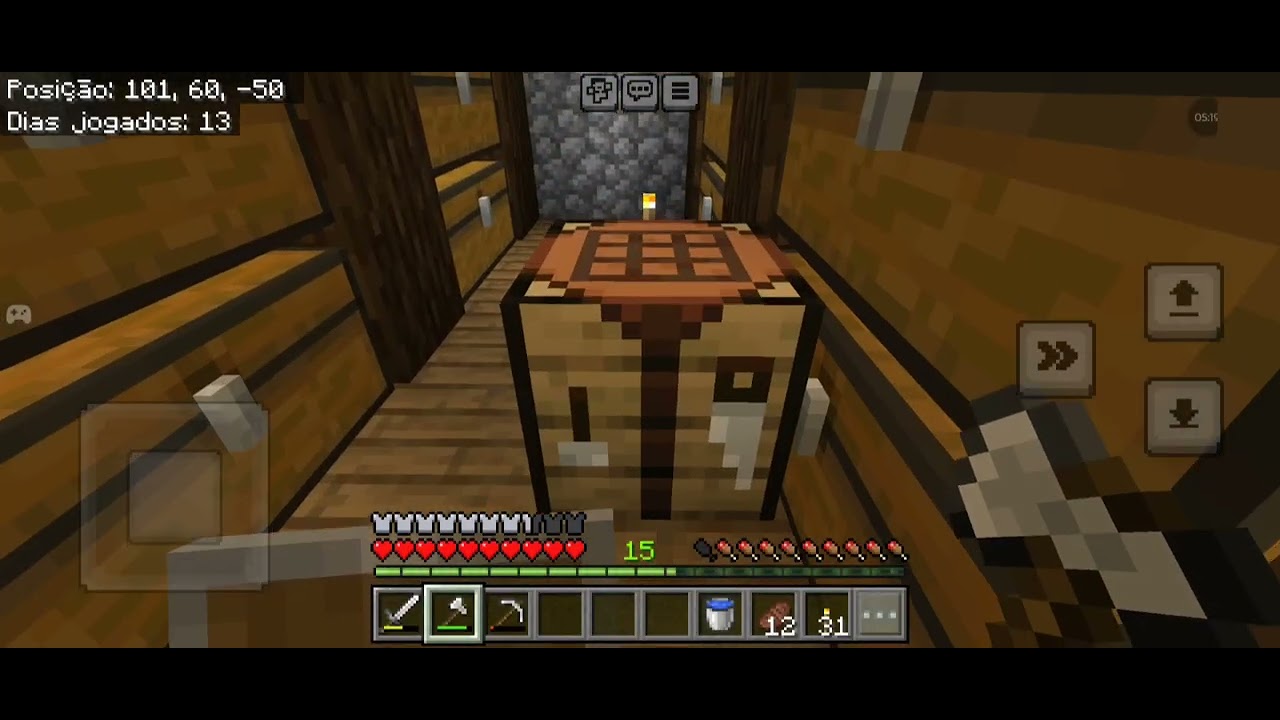 Minecraft Survival #21 - Sala dos Baús 'Concluída
