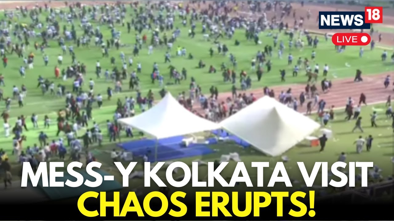 Messi In India, Kolkata Turns Chaotic | LIVE: Fans Go Haywire, Organisers Struggle to Control Crowd