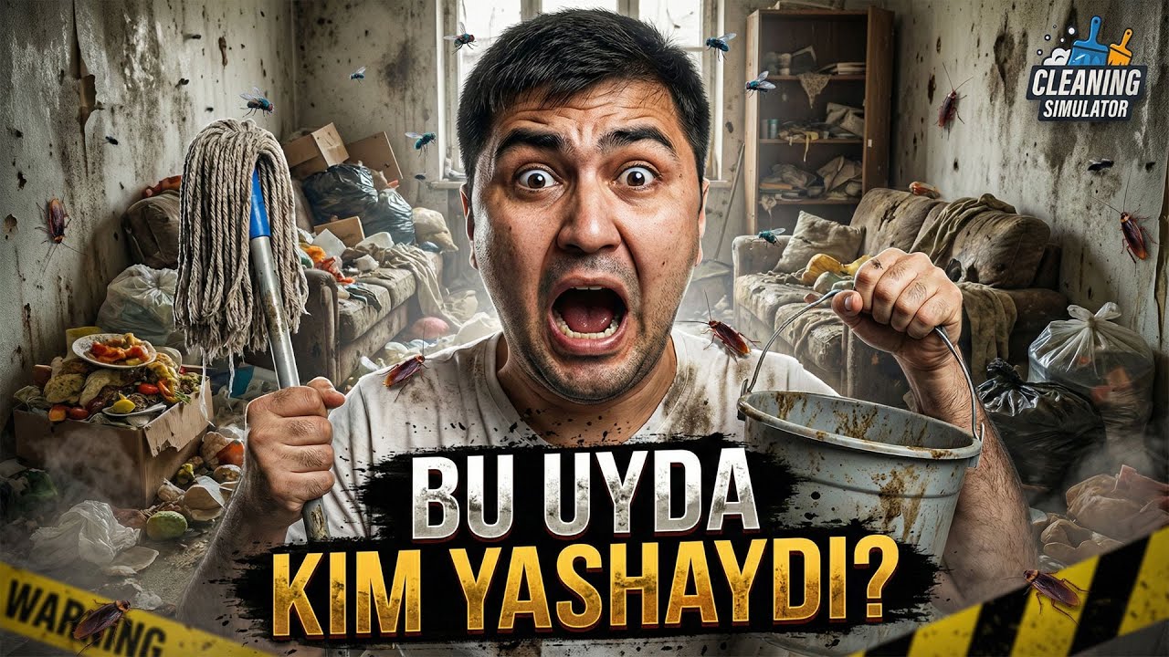 🧹KIM YASHAYDI BU UYDA – CLEANING SIMULATOR #2