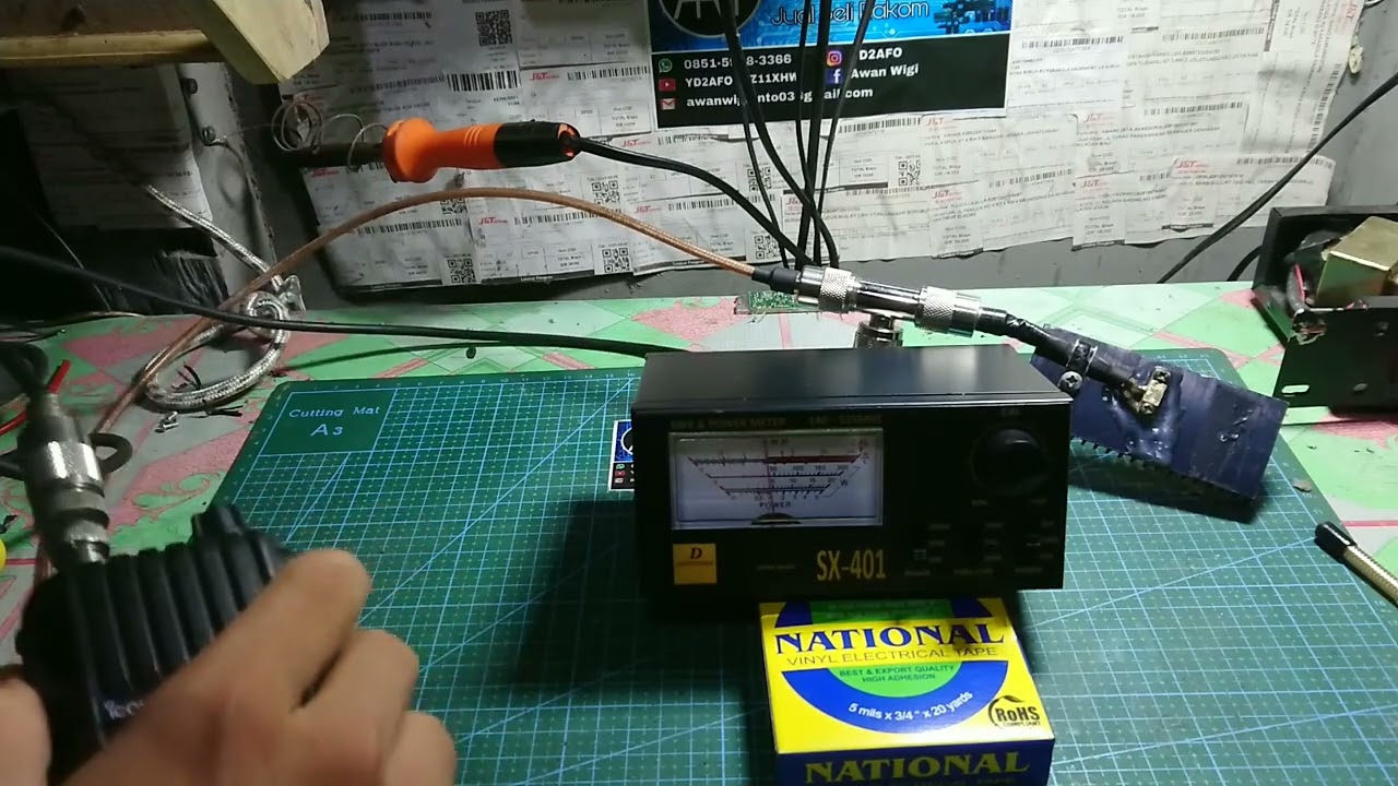 ukuran kabel jamper 140.000 - 143.000 MHz