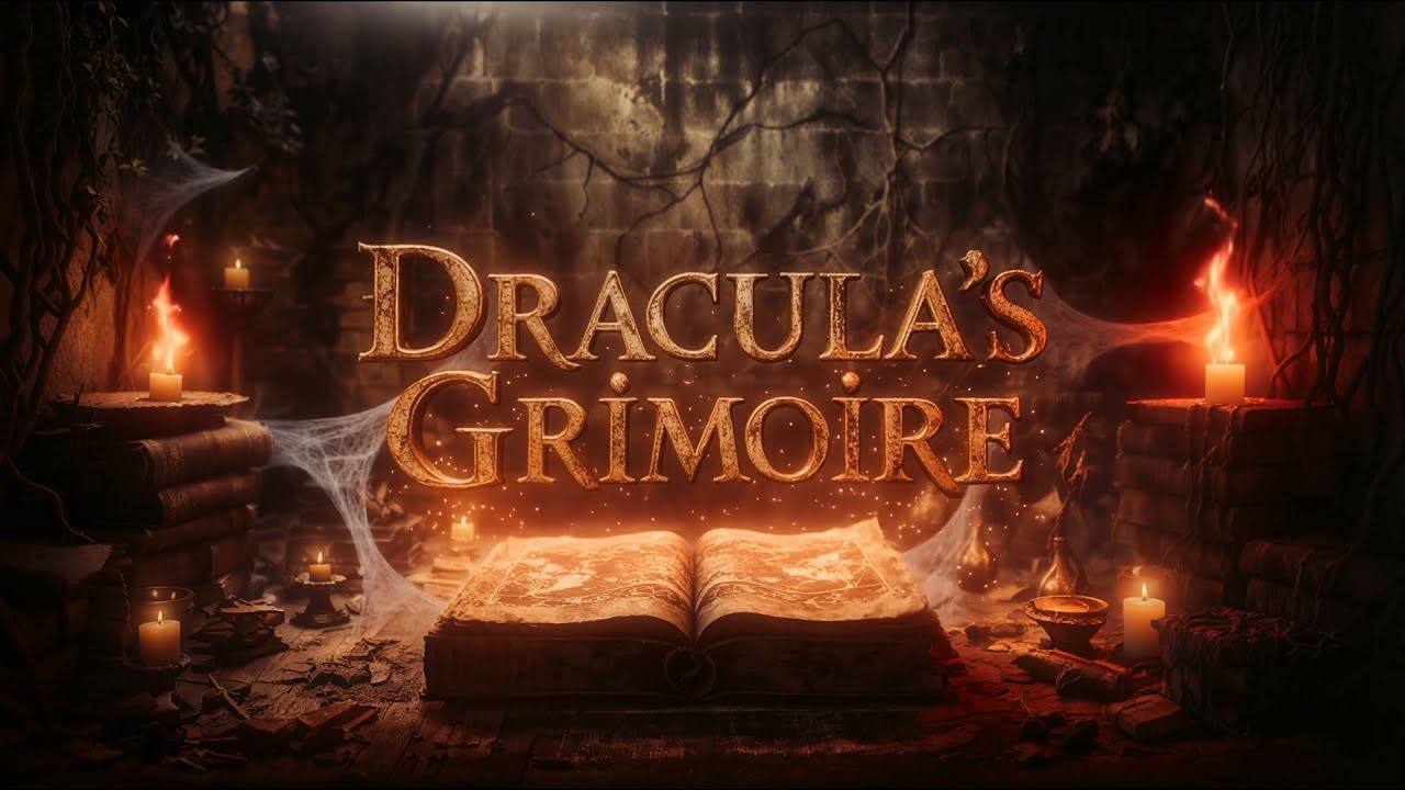 Dracula's Grimoire | A Gothic AI Horror Film | Cursed Castle of Shadows - 4K