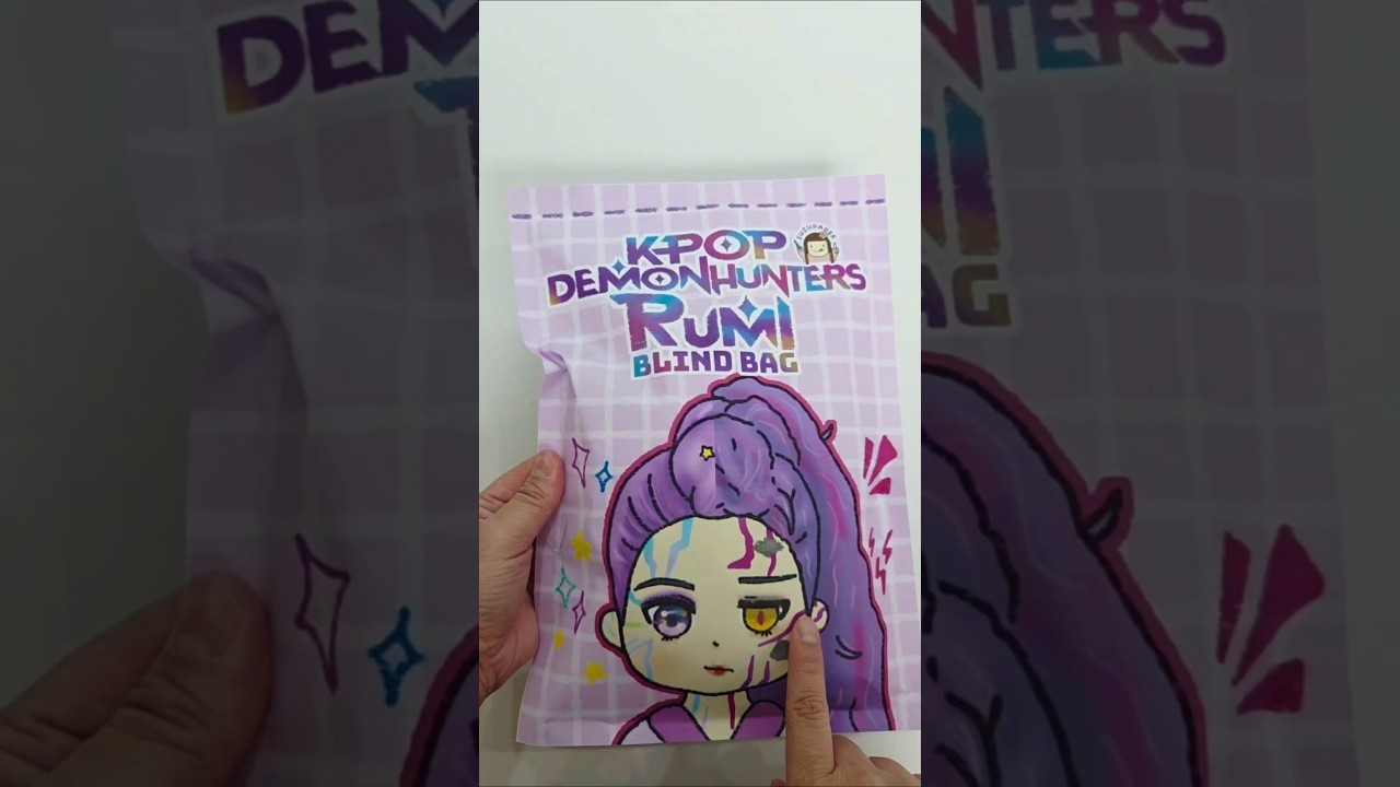 Слепой пакетик Руми из Kpop Demon Hunters #rumi #makeup #papersquishy #paperdiy #huntrix