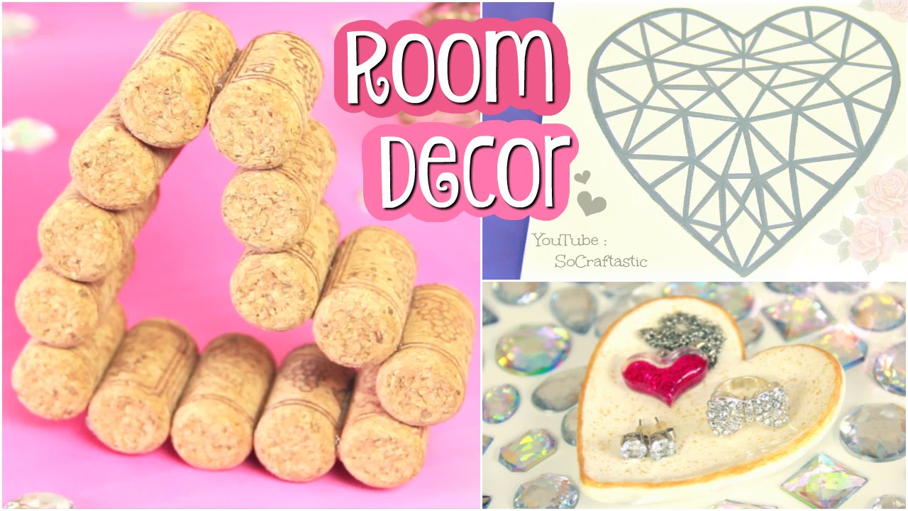 DIY Room Decor for Valentine's Day | SoCraftastic