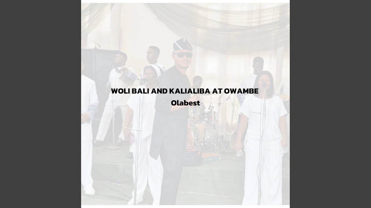 Woli Bali and Kalialiba at Owambe
