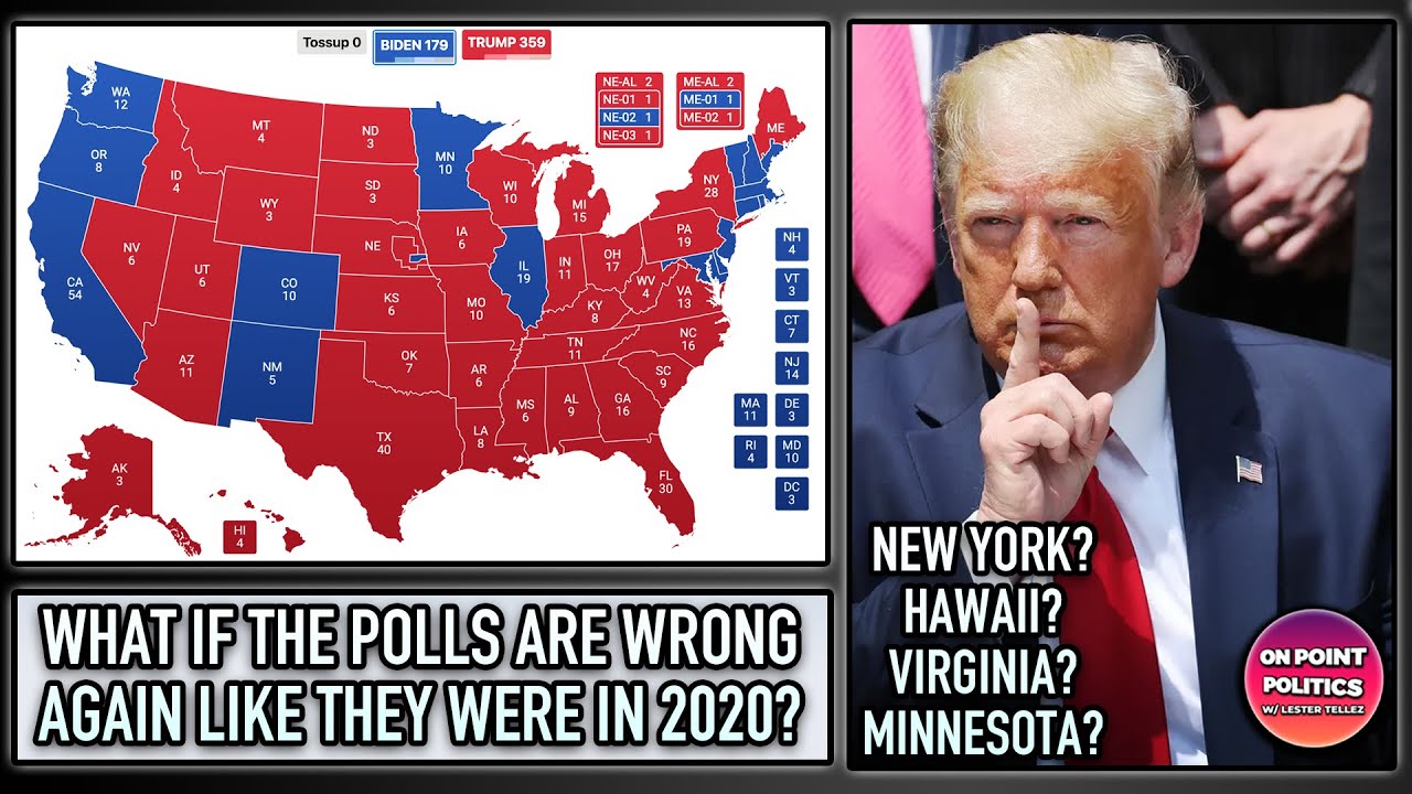 Historical Polling Errors INDICATE LANDSLIDE ELECTION For Donald Trump in 2024...(2024 MAP ANALYSIS)