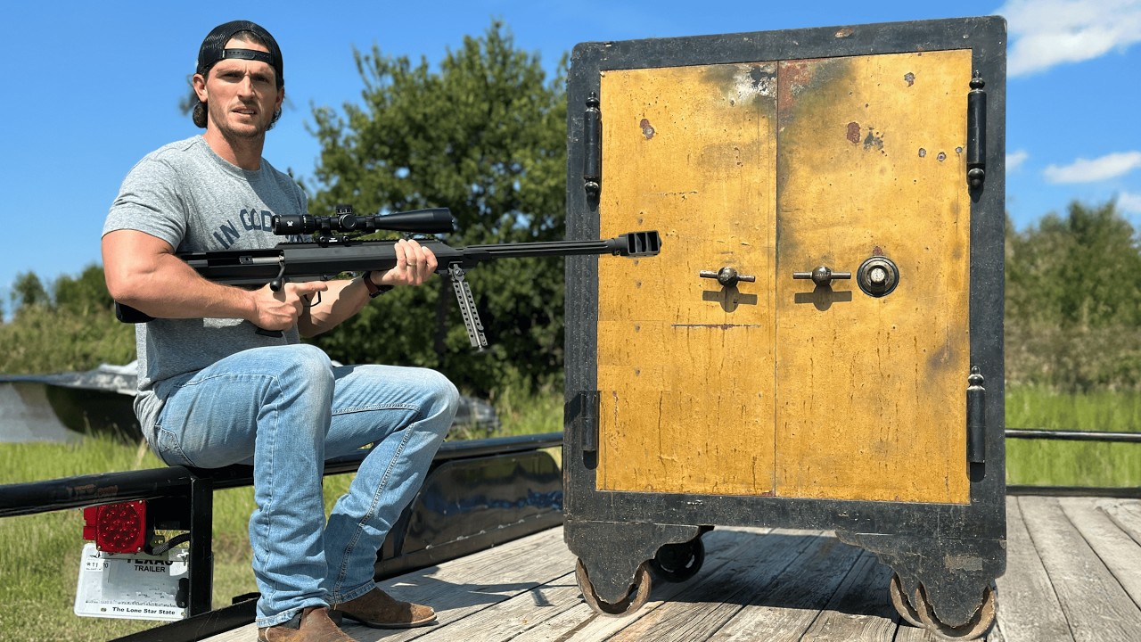 Can a 100 Year Old Bank Safe Stop a 50 Cal Sniper Rifle?