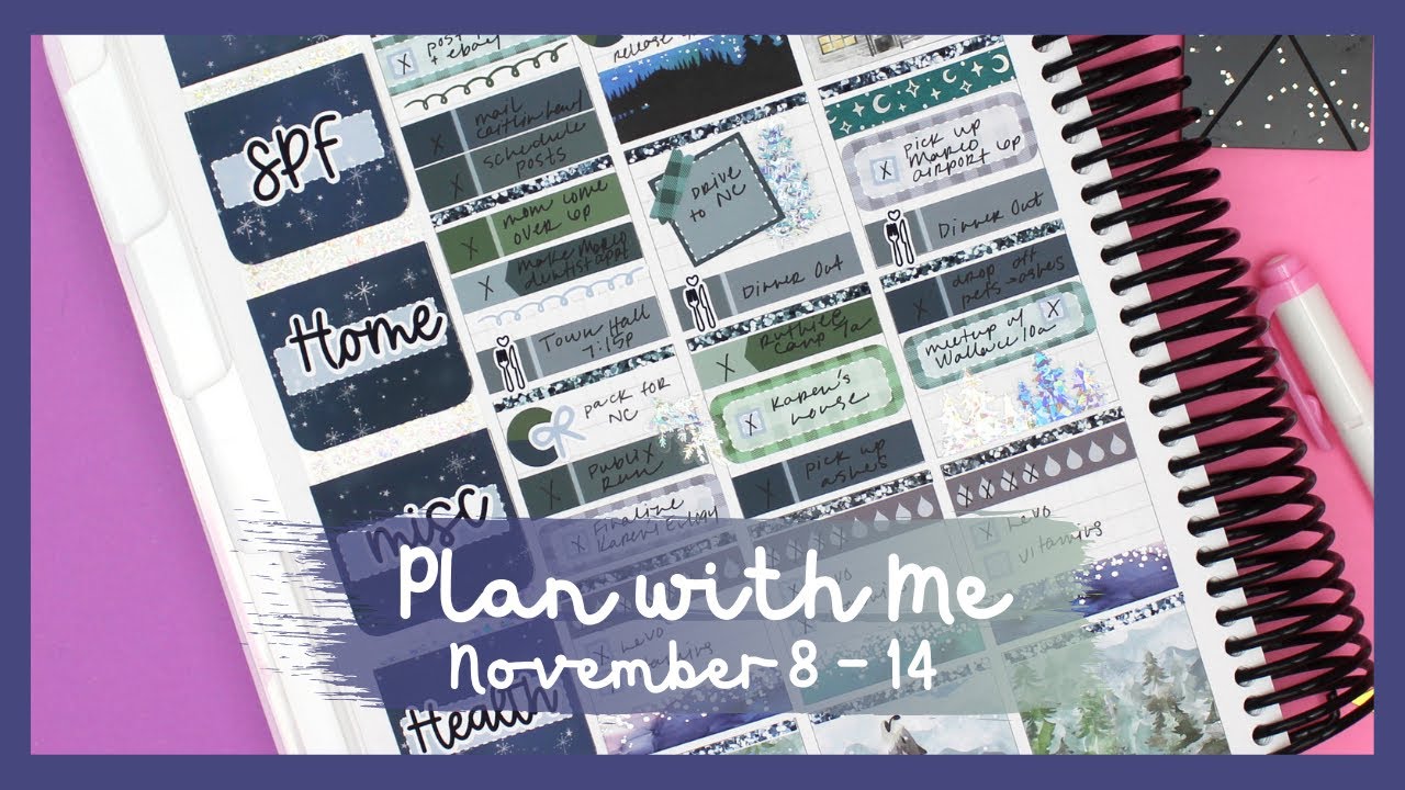 Plan With Me || November Plan With Me || Sugar Pop Fizz