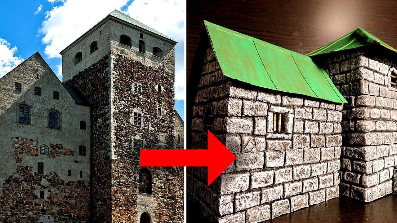 Building a Miniature Castle Keep for D&D or Wargaming (Modular)