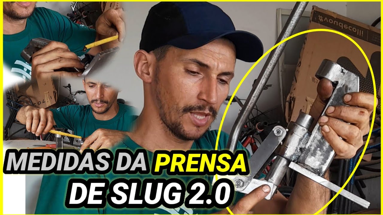 Medidas da prensa de slug..COMO FAZER PRENSA PARA SLUG.....chumbinho carabina  de pressao pcp...