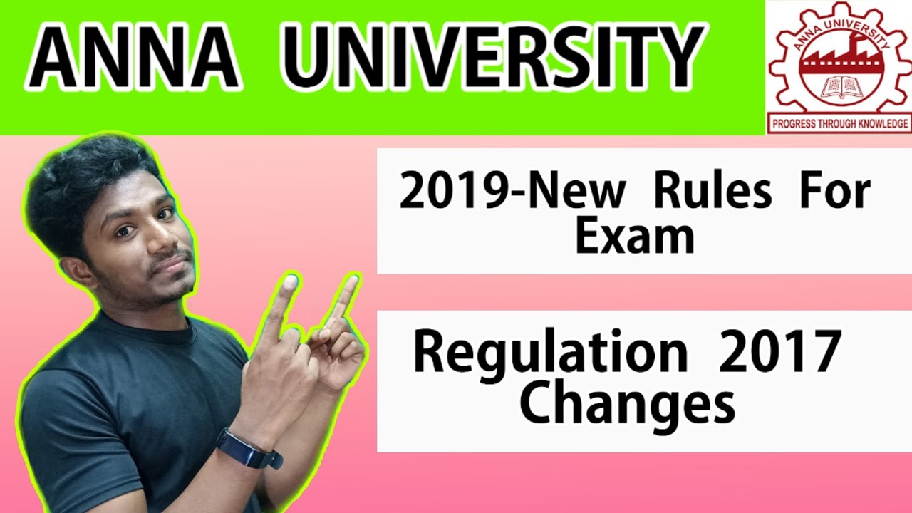 Anna University New Rules | Regulation 2017 changes | Maheyo Kabilan