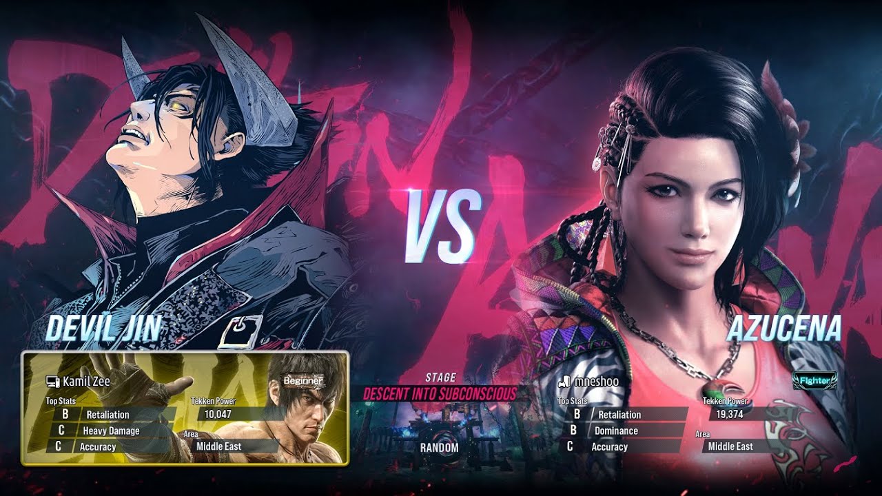 Tekken 8 Devil Jin vs Azucena