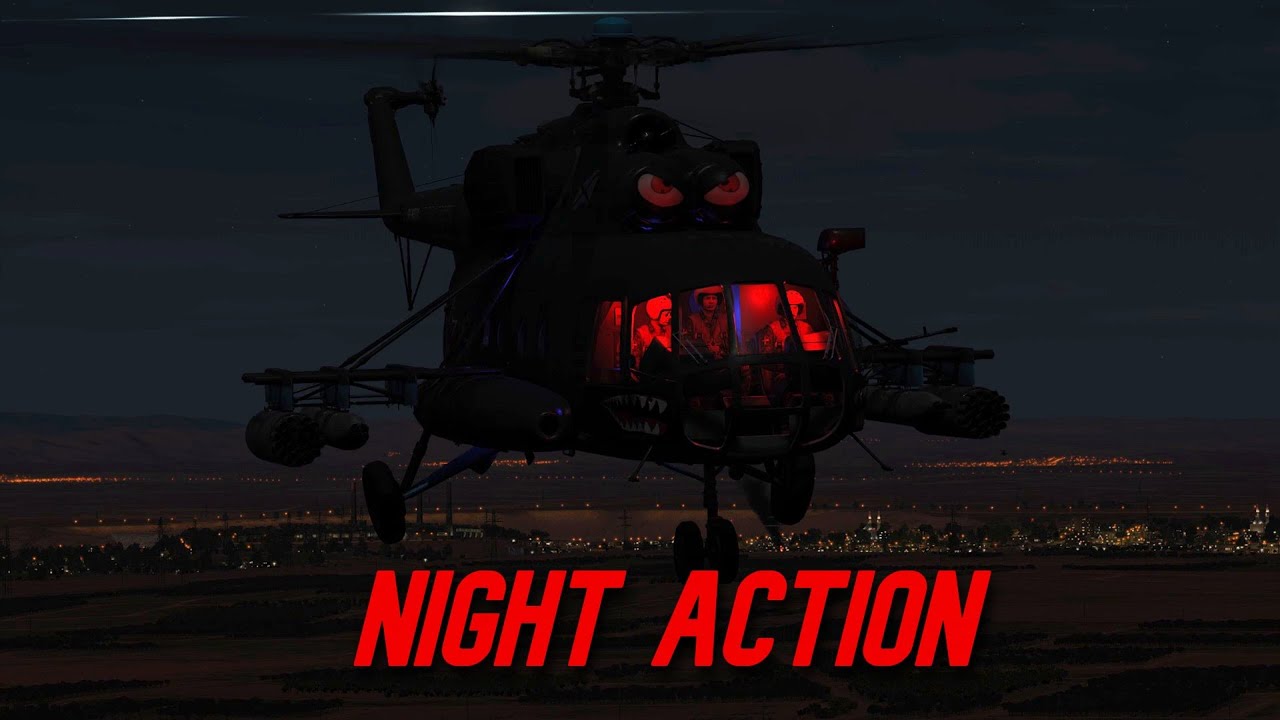 DCS | Mi-8 Hip | Night Action | Operation Grayflag Syria