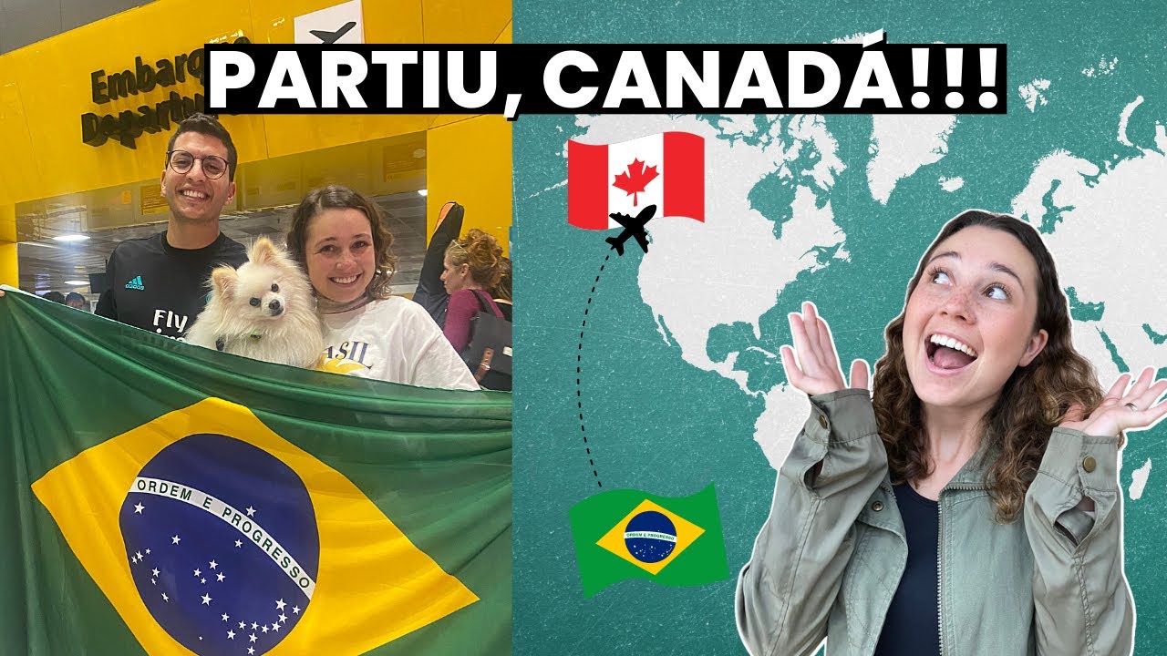VIAGEM DE MUDANÇA PARA O CANADÁ | DIA DA VIAGEM, VIAGEM COM CACHORRO, PERRENGUES, DICAS E VLOG.