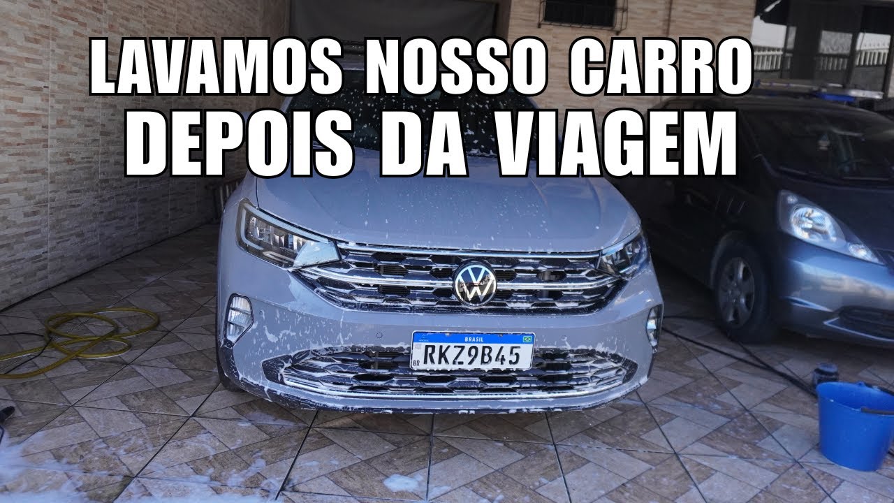 Lavamos nosso carro depois da Viagem!