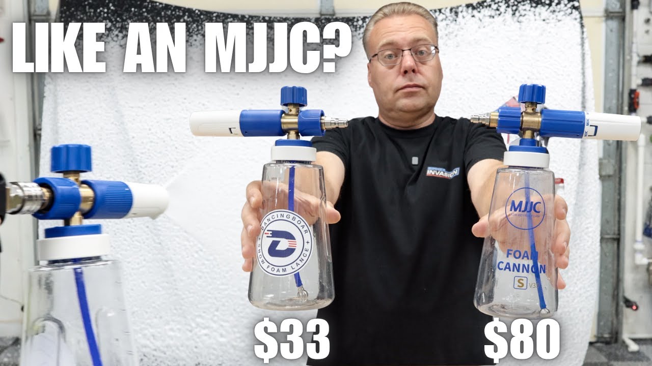 CHEAP AMAZON S V3 Foam Cannon? | Amazing Quick Connect! | MJJC vs Dancing Boar