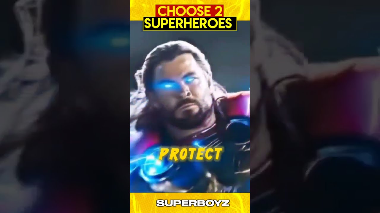 Choose 2 Superheroes To Save Yourself By Justice League