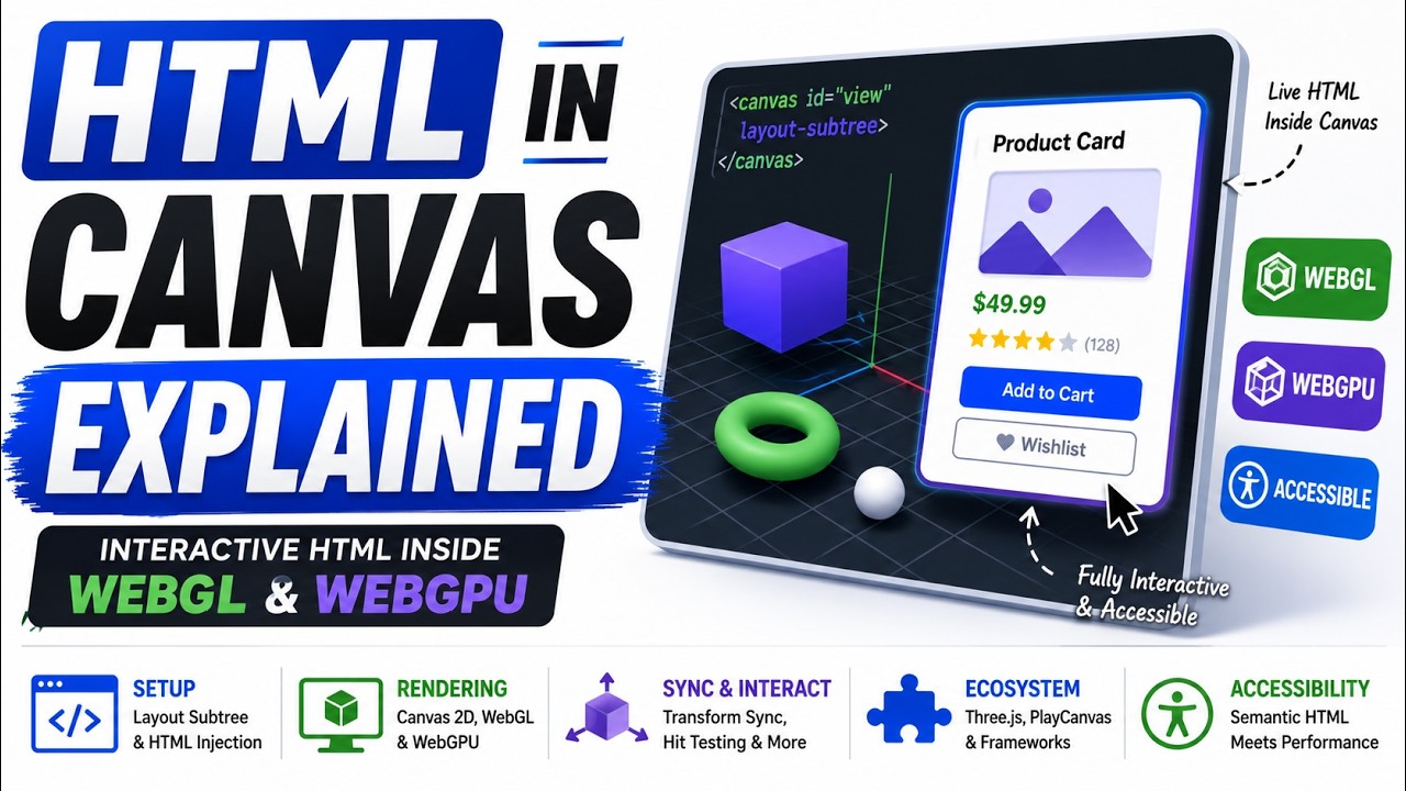 HTML в Canvas API: Интерактивный HTML внутри WebGL и WebGPU