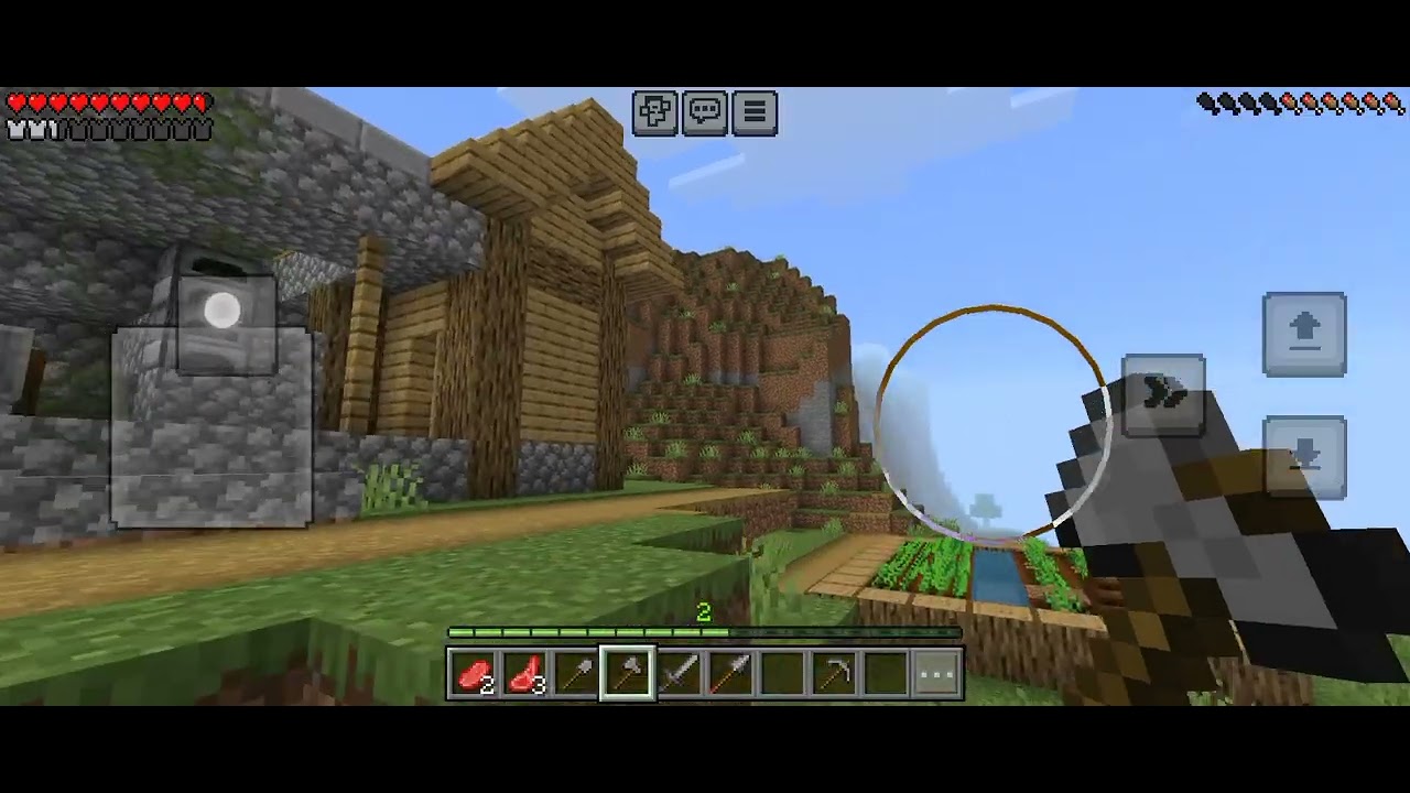 Aku bermain game Minecraft part #2 #fyp