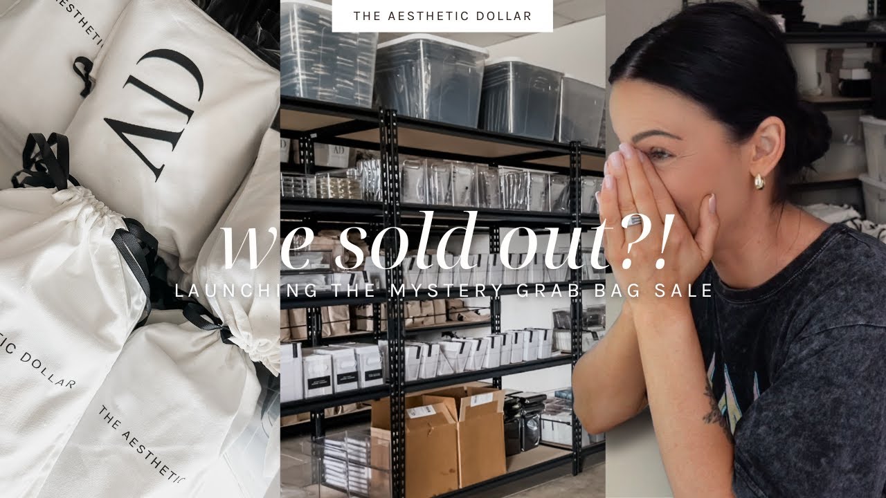 Selling out of 480+ Mystery Grab Bags in less than 9 minutes | Studio Vlog | No. 40 | Small Business