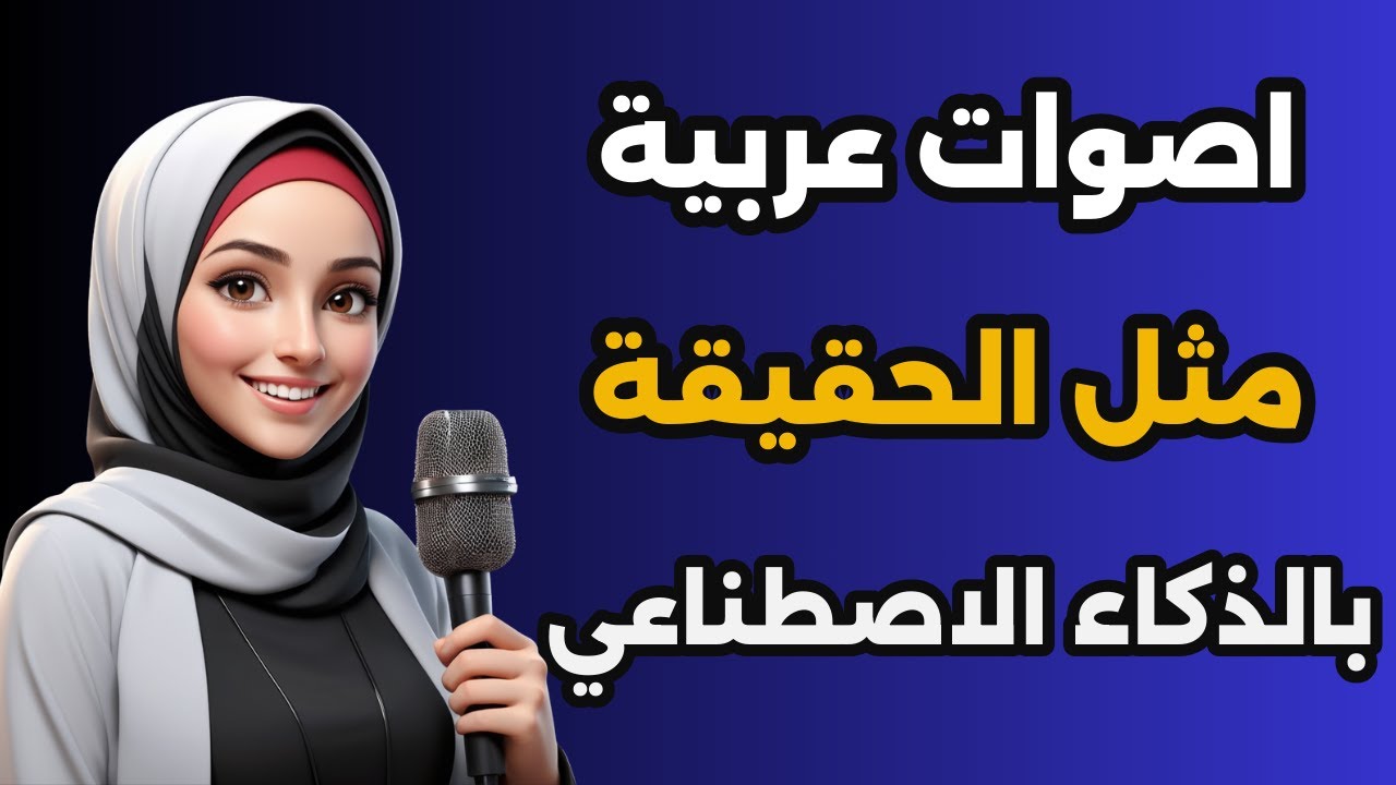 صوت عربي احترافي - تحويل النص الى صوت بالذكاء الاصطناعي - مجانا بلا حدود