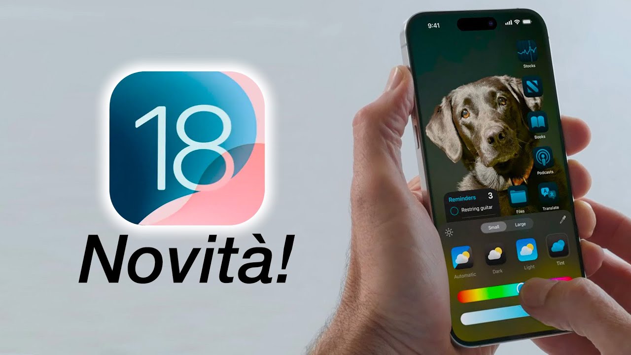 TUTTE LE NOVITÀ DI IOS 18 (BETA 1)