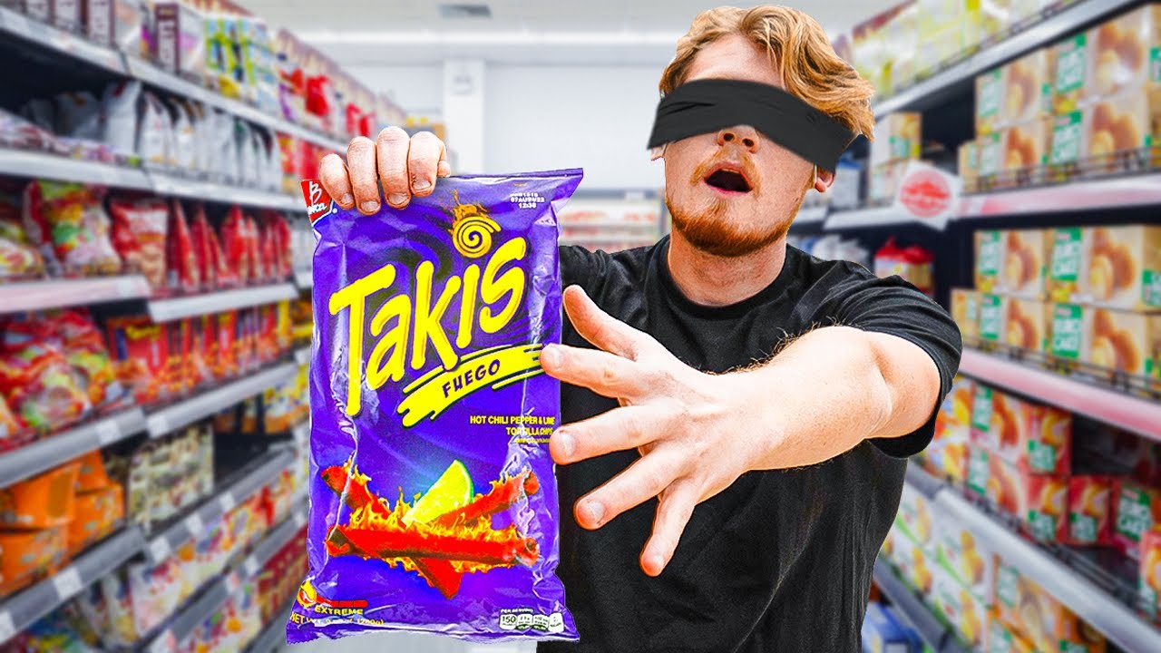 You TOUCH, You COOK IT! Blindfold Shopping Challenge