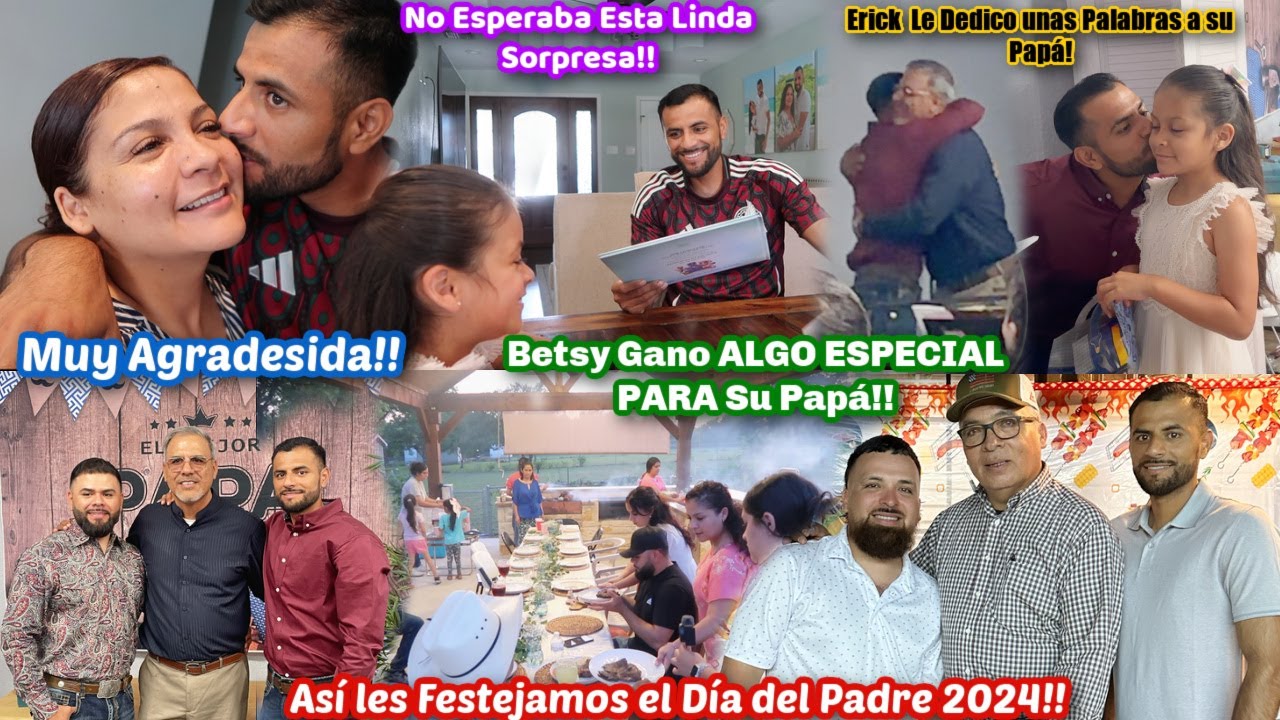 Así Les Celebramos el Día del Padre🧔🏻‍♂️+No se lo Esperaba🥹Erick Le Dedico unas Palabras a su Papá‼️