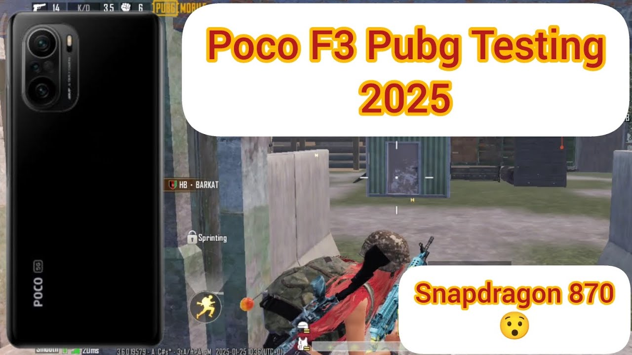 Xiaomi Poco F3 Mobile PUBG Testing 2025 | MOBILE TESTING | LOW BUDGET GAMING PHONE #pubg