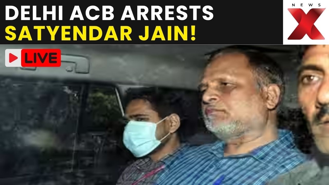 Satyendar Jain Arrested LIVE: Delhi ACB Cracks Down In Major DJB Tender Probe