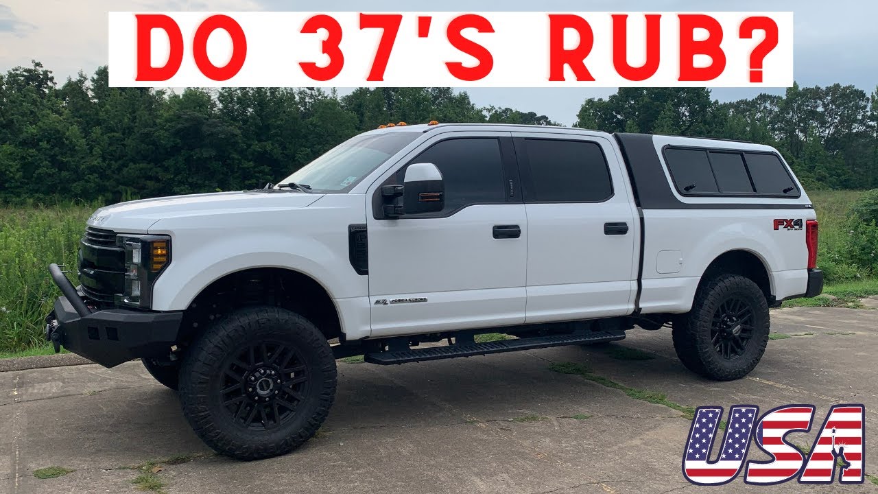 Будут ли 37-е тереться о F250?
