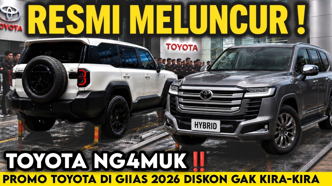 KACAU‼️ Toyota MENGGILA DISKON BESAR - BESARAN Mobil Terbaru ! TERBATAS cuma di GIIAS 2026 MURAHnya