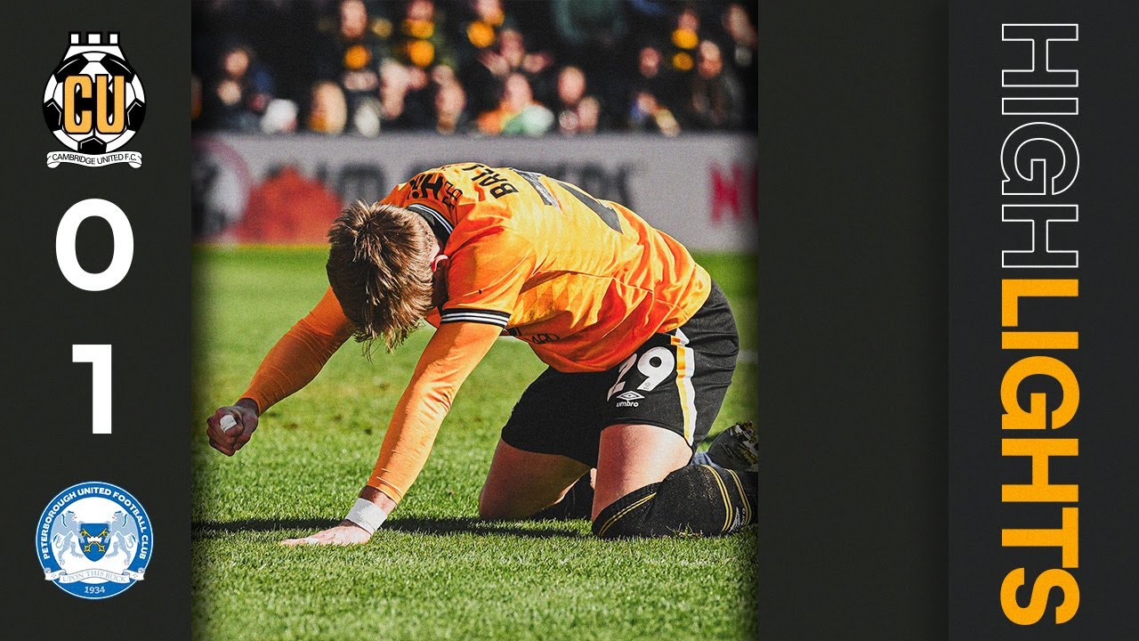 Match Highlights | Cambridge United 0-1 Peterborough United | Sky Bet League One