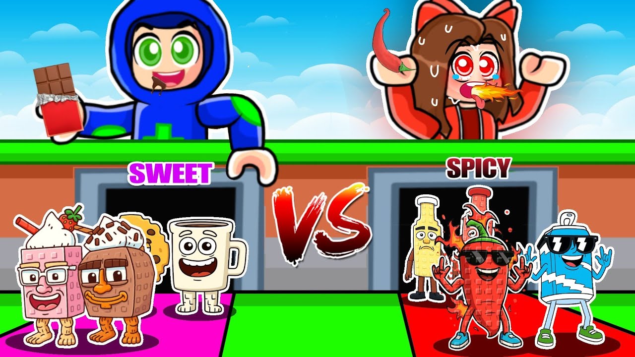 0 TO 100 TRILLION SWEET Vs SPICY BRAINROT ONLY CHALLENEGE IN STAEAL A BRAINROT!!