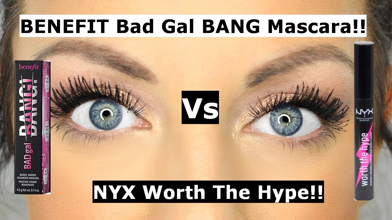 Benefit bad gal bang mascara Vs NYX worth the hype mascara | Is it a DUPE?