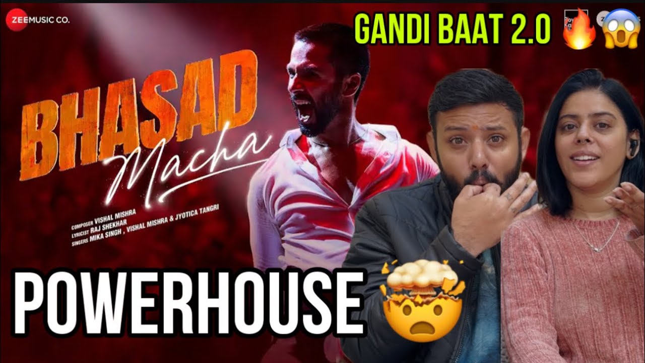 Bhasad Macha - Deva Reaction | Shahid kapoor | Pooja Hegde | Vishal Mishra, Mika Singh,Jyotica |