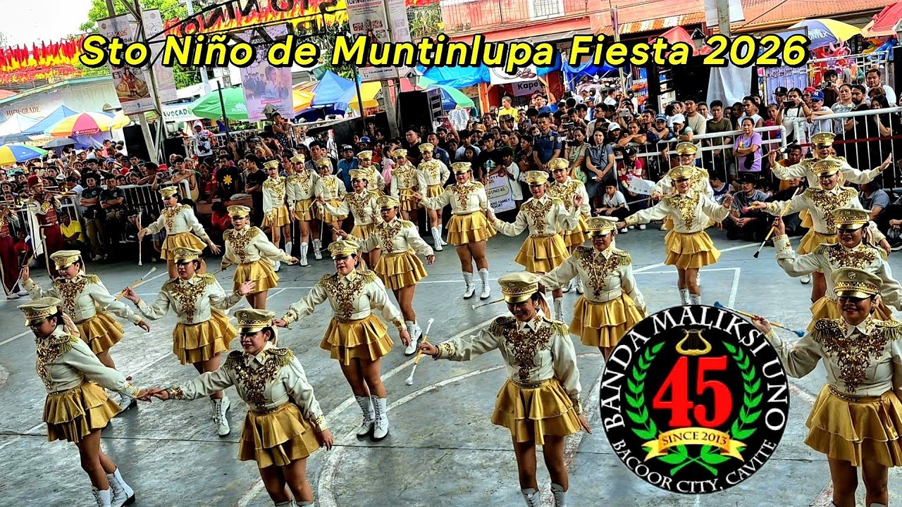 Banda Maliksi Uno 45 | Sto Nino De Muntinlupa Fiesta 2026 | Exibition Performance 