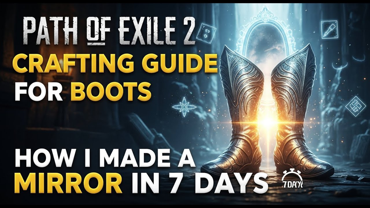 How i made a mirror in 7 days crafting boots#poe2 #gaming