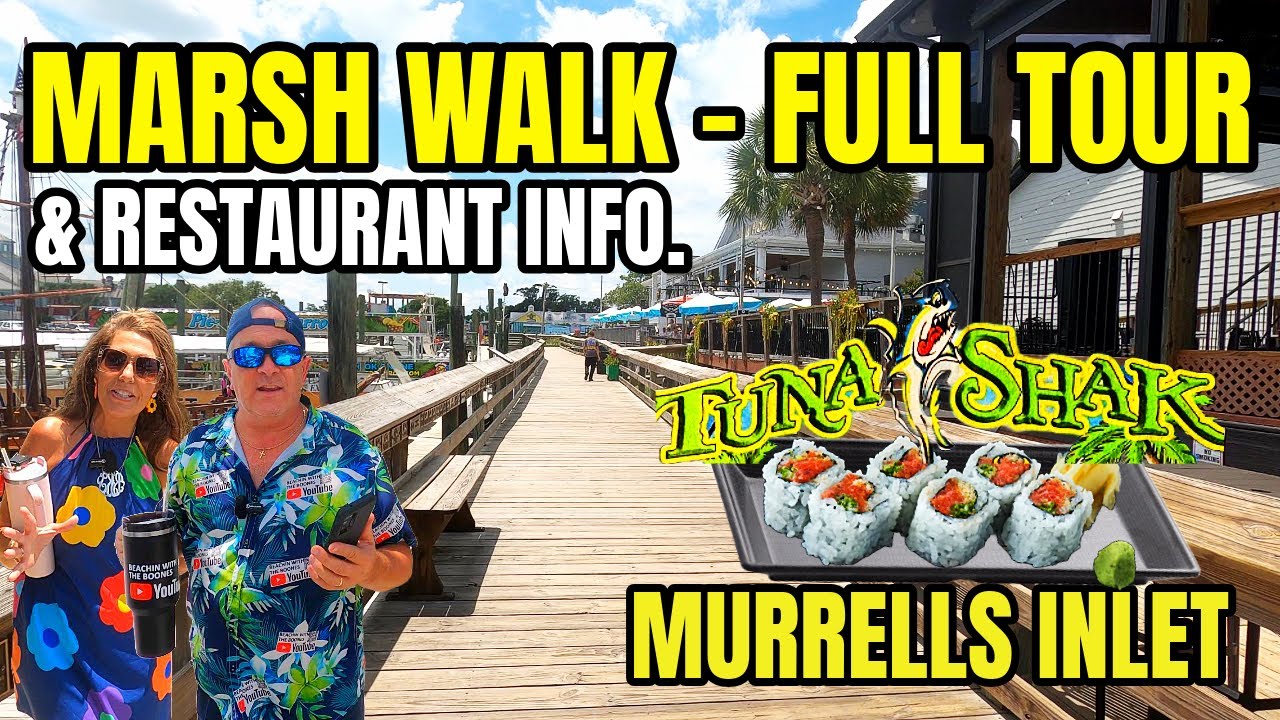 FULL Marsh Walk Tour and Sushi at the Tuna Shak in Murrells Inlet - South of Myrtle Beach.