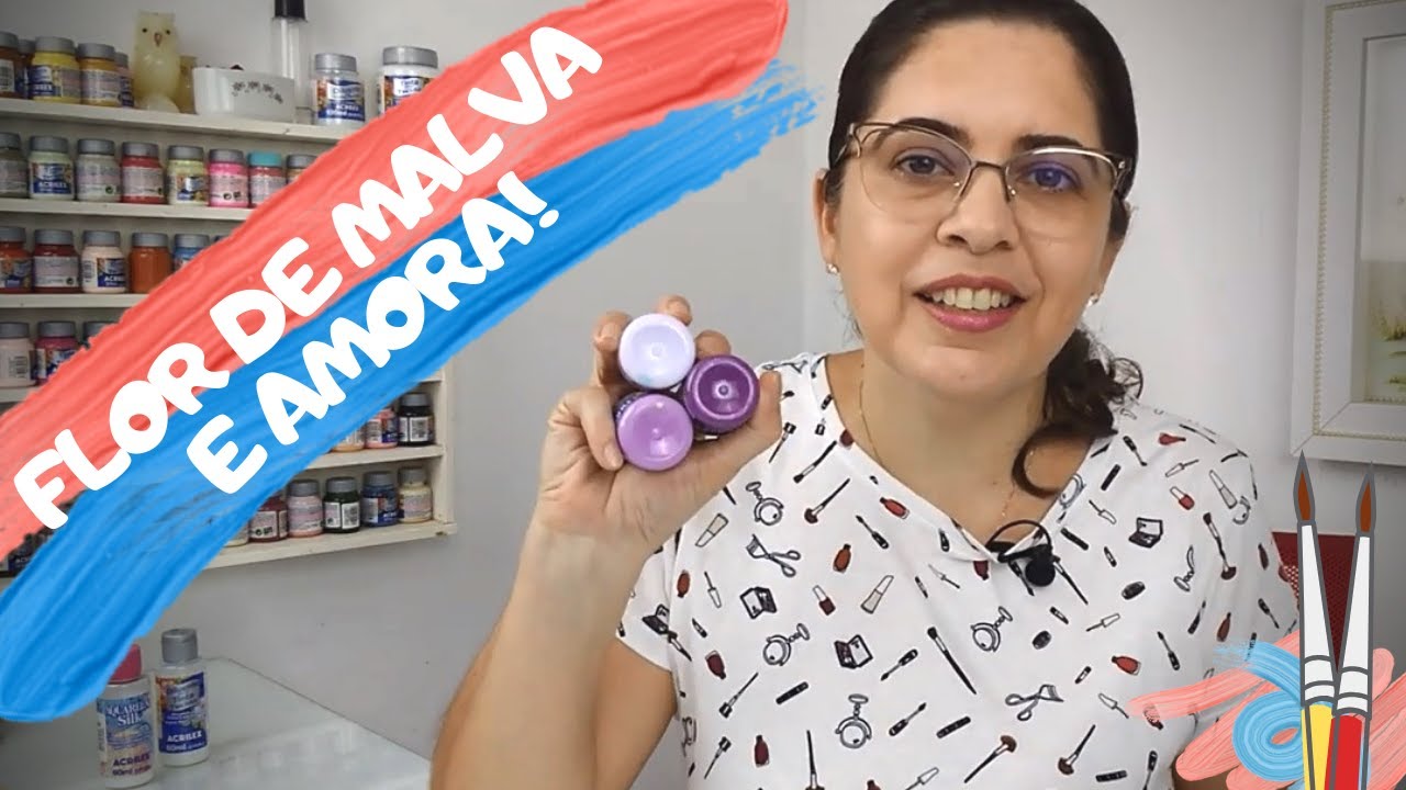 FLOR DE MALVA E AMORA: Pintando uma almofadinha