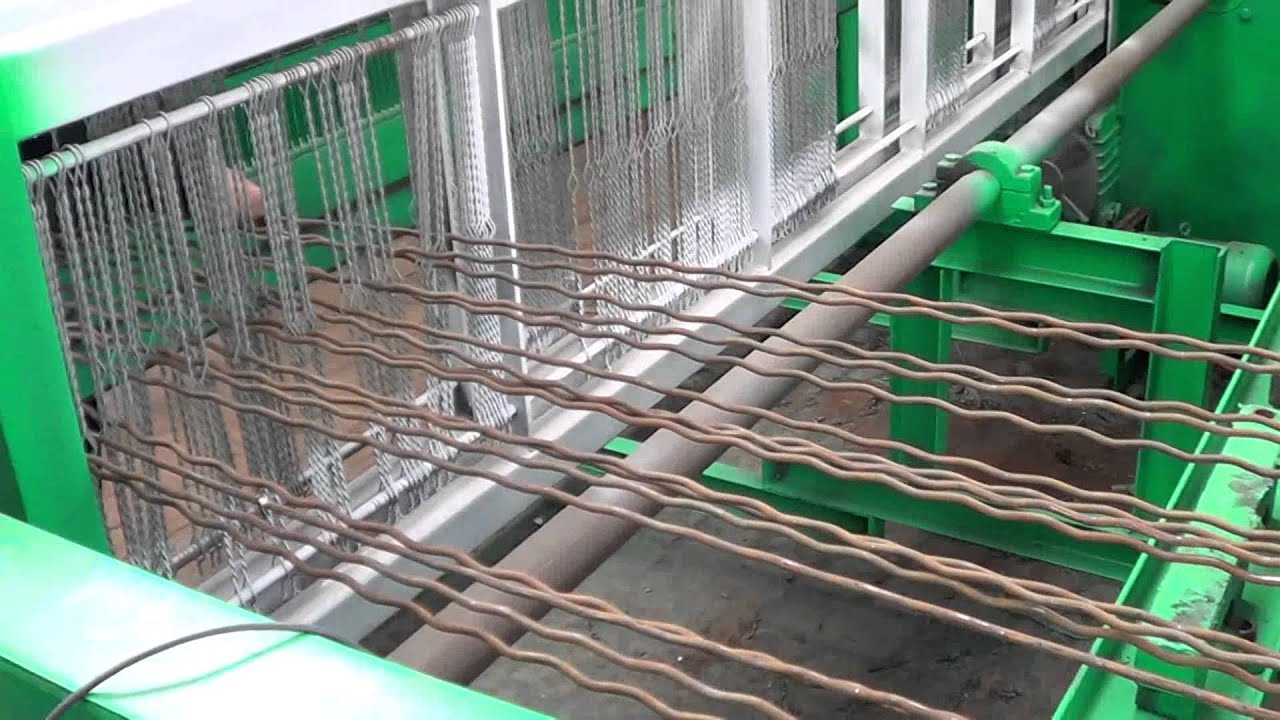 Semiautomatic Crimped Wire Mesh Machine