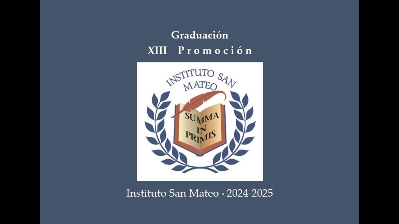 IES SAN MATEO 2024-2025 - Graduación XIII Promoción