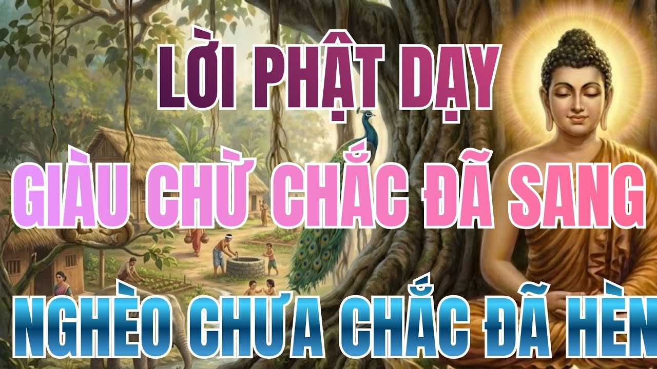 Lời Phật Dạy: Sống Trên Đời Giàu Chưa Chắc Đã Sang - Nghèo Chưa Chắc Đã Hèn | Phật Pháp Tâm Thức