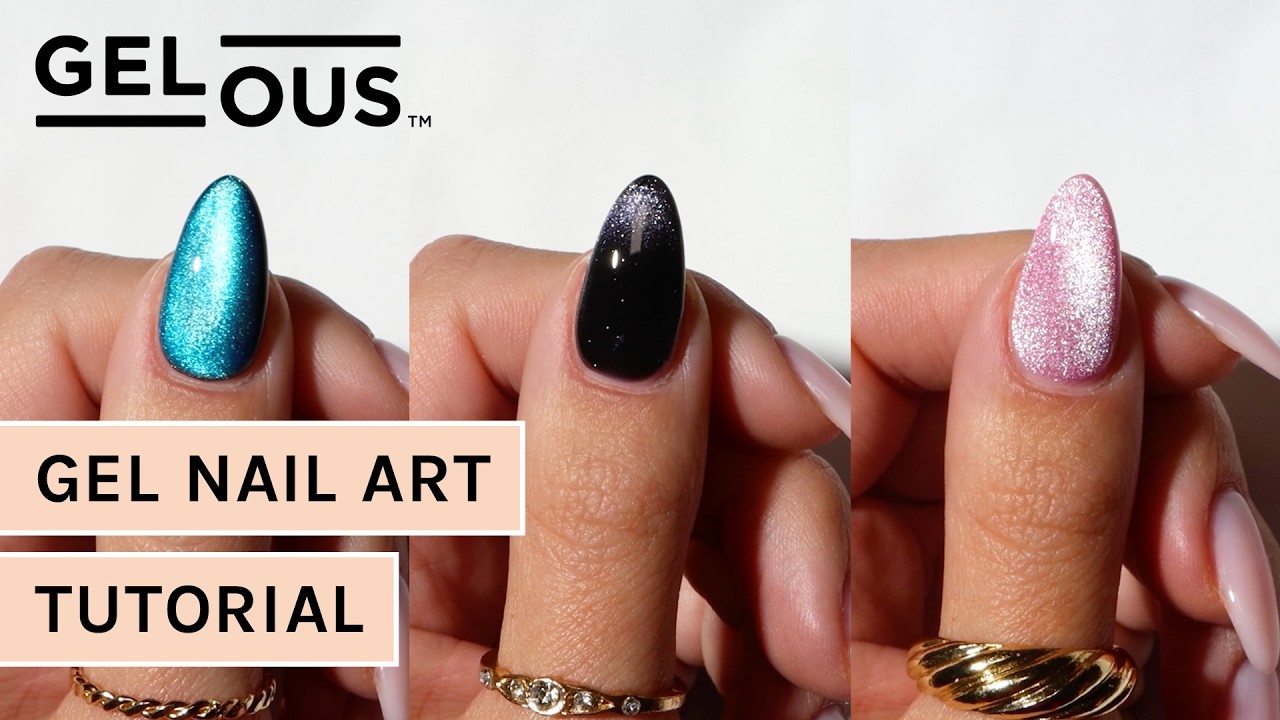 How to Create Three Different Velvet Nails Looks | Gel Nail Trend Tutorial | Gelous Gel Nail Polish
