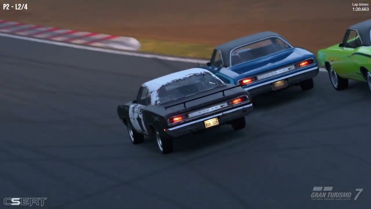 Gran Turismo 7 - Lago Maggiore (West End Reverse) - Super Bee '70 (Lobby UNTD)