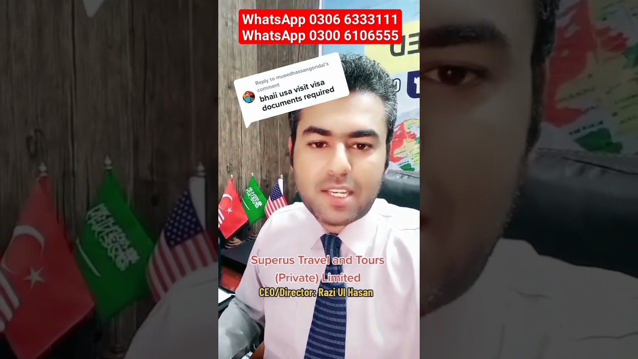 USA Visit Visa Documents Required | USA VISA For Pakistani Passport | 