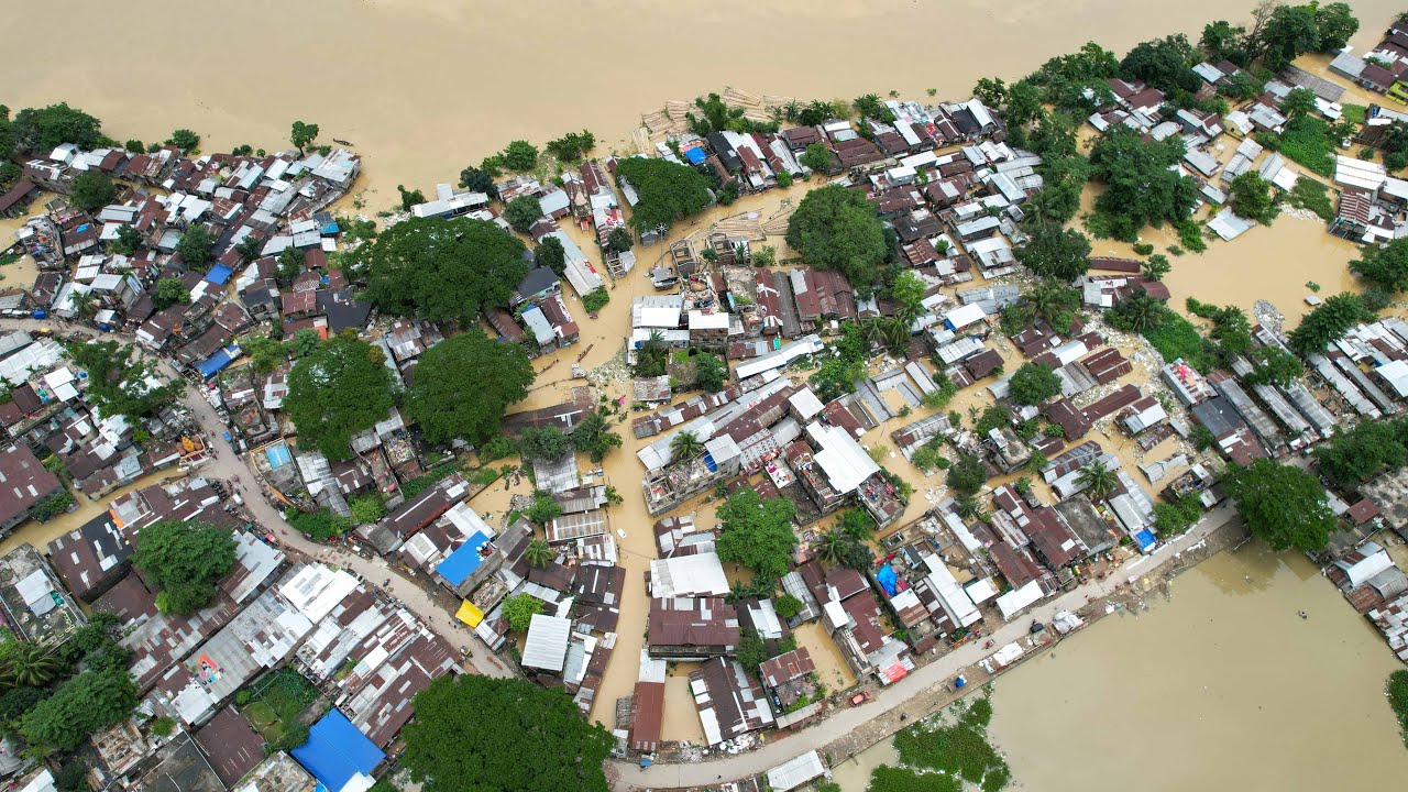 Drone Video Shows Scale of Some Outside Area Silchar Floods Damage | Assam Flood 2022 ||