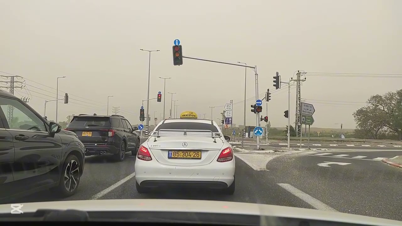 נסיעה כביש 40 פתח תקווה בחזרה לנשיא לוד
