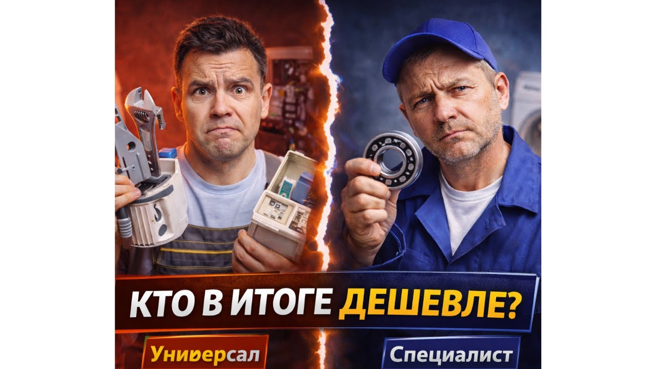Универсальный мастер vs специалист — кто реально экономит деньги